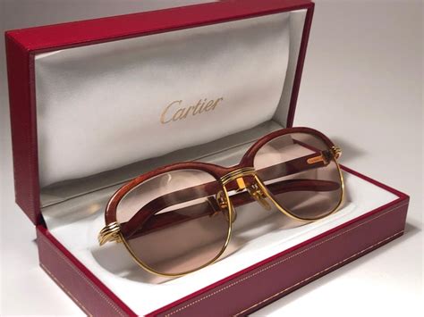 cartier wood|authentic cartier wood frames.